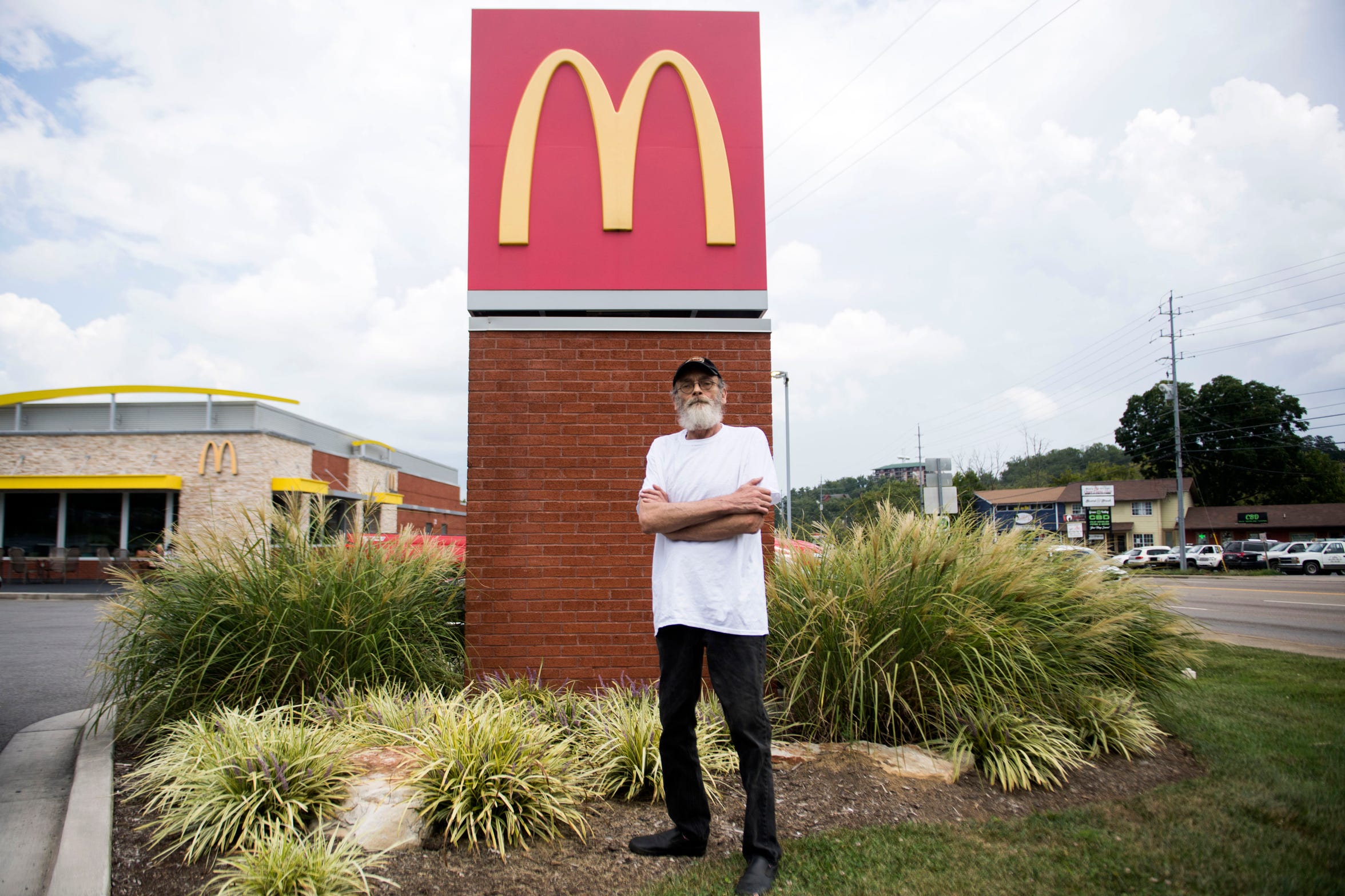 Alan Chrisman worked as a maintenance employee at this Sevierville, Tenn., McDonald's before being diagnosed with stage IV colorectal cancer in November 2017. He's now on his 11th dose of chemotherapy. After his 12th next month, he will return for a scan.