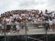 River Dell student section prior to kickoff against Westwood.