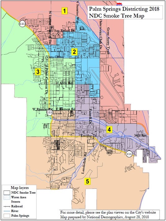 Palm Springs officials ask residents to draw electoral district maps