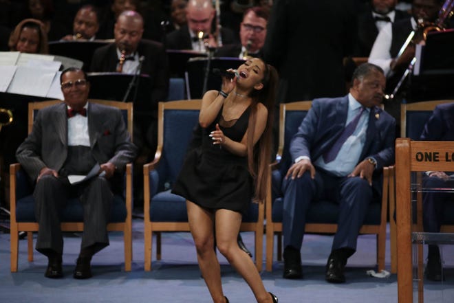 Aretha Franklin Bishop Apologizes To Ariana Grande For Joke Touching