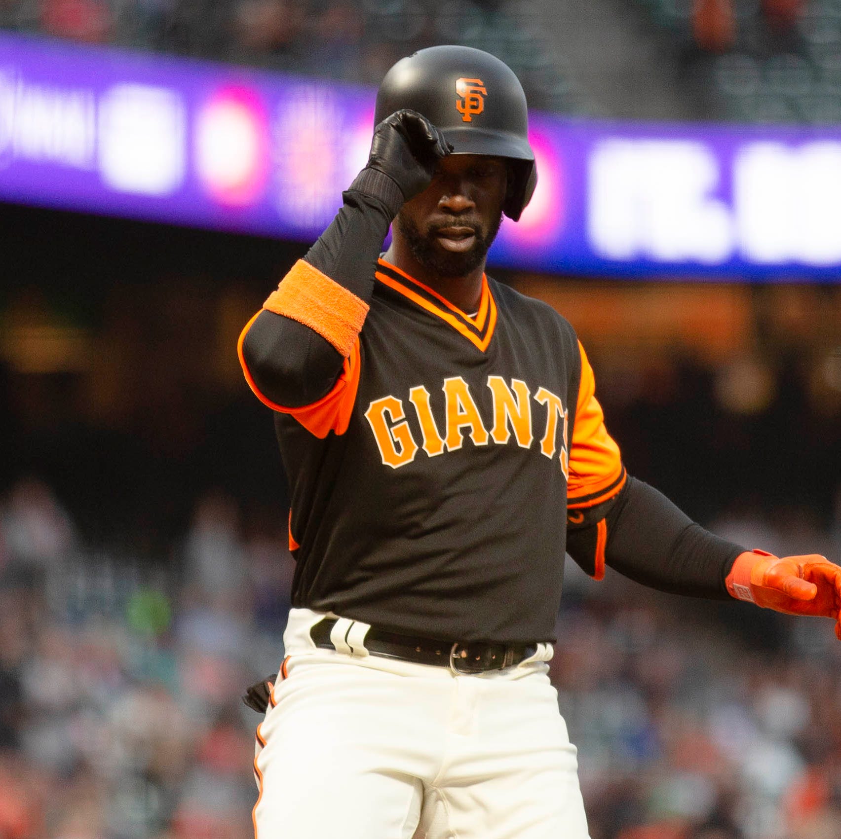 McCutchen had a .357 OBP with the Giants this season.