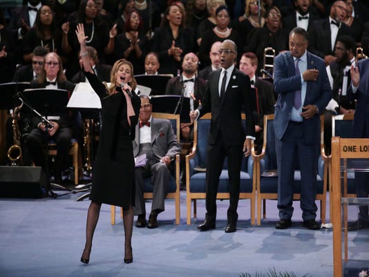 Aretha memorial attended by nation's best