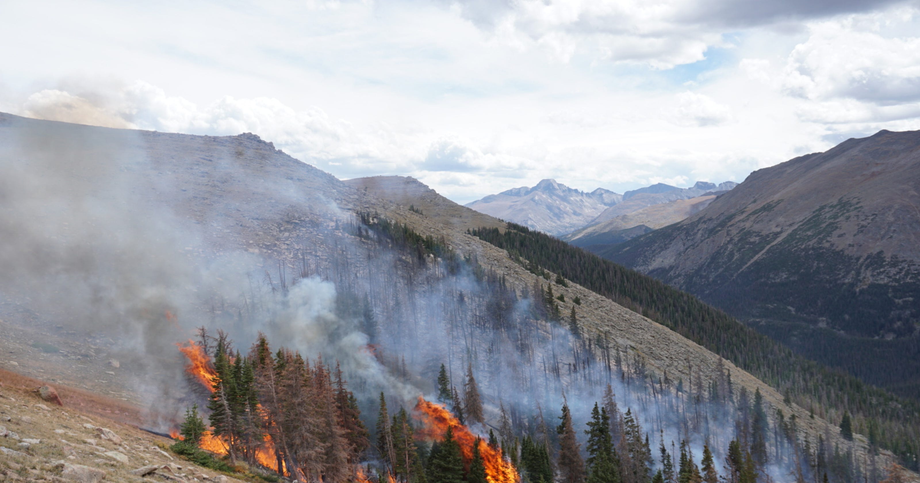 Forest Canyon Fire at Rocky Mountain National Park 80 percent contained
