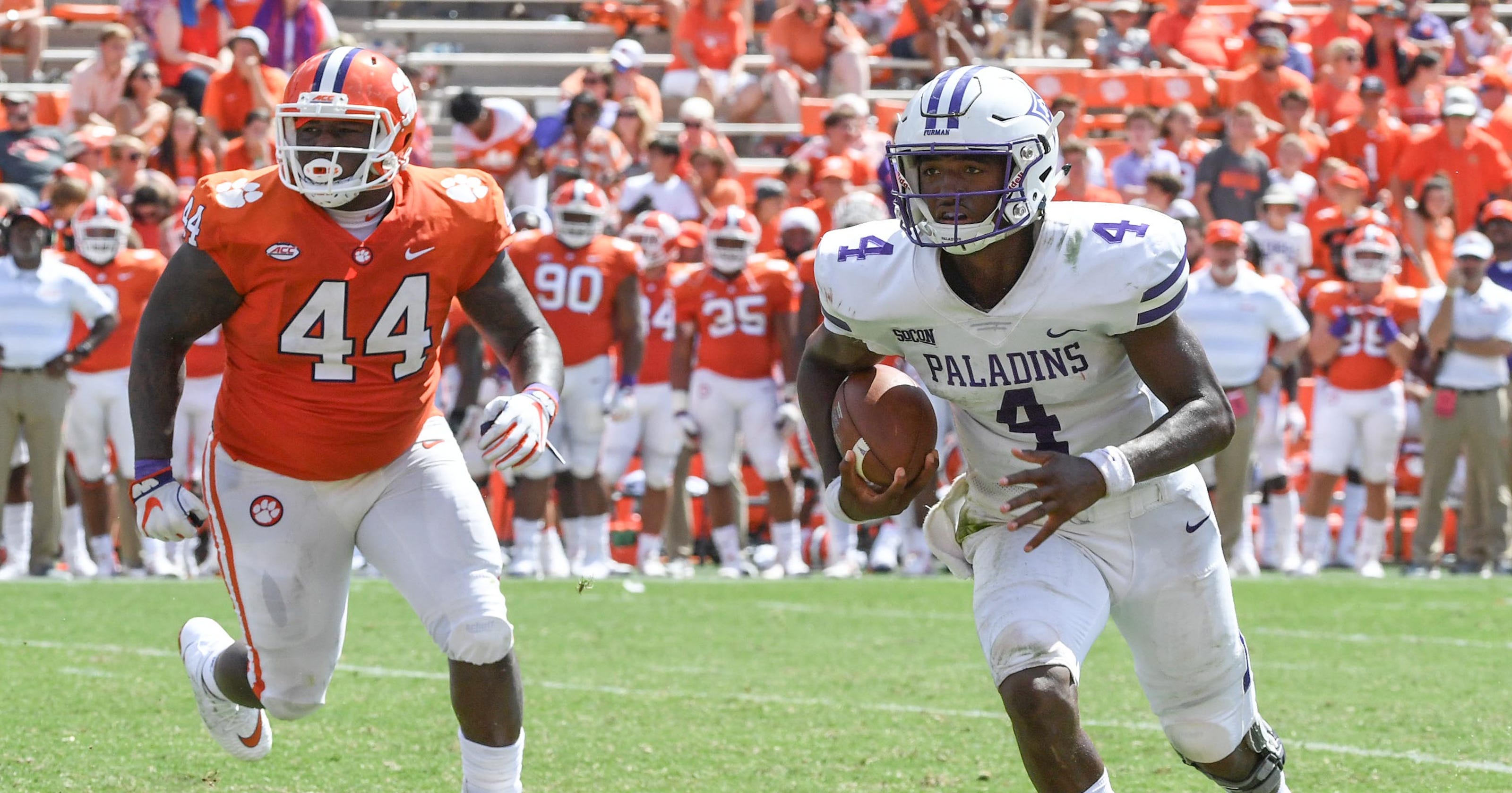 Furman football team to move forward with freshmen at quarterback