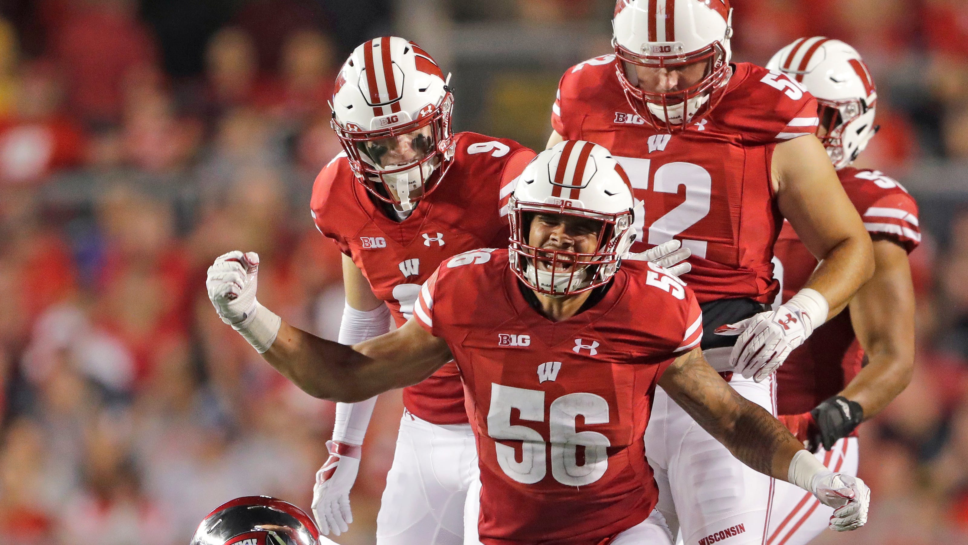 College Football Players From The State Of Wisconsin