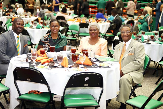 FAMU soccer coaches Willie Simmons, Sharon Robinson, Barbara Smith and Dr. Walter Smith.