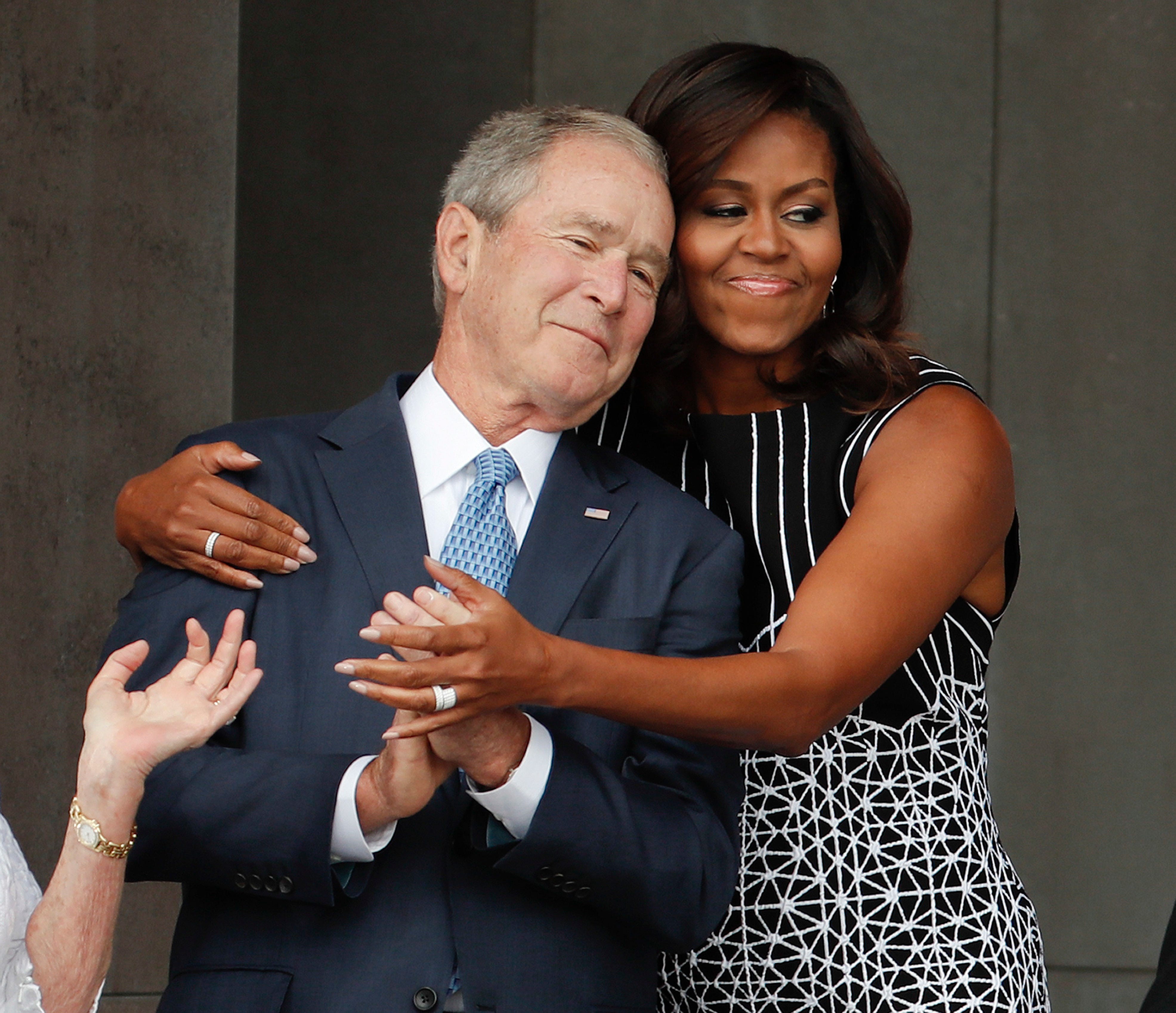 Michelle Obama: George W. Bush is 'my partner in crime'