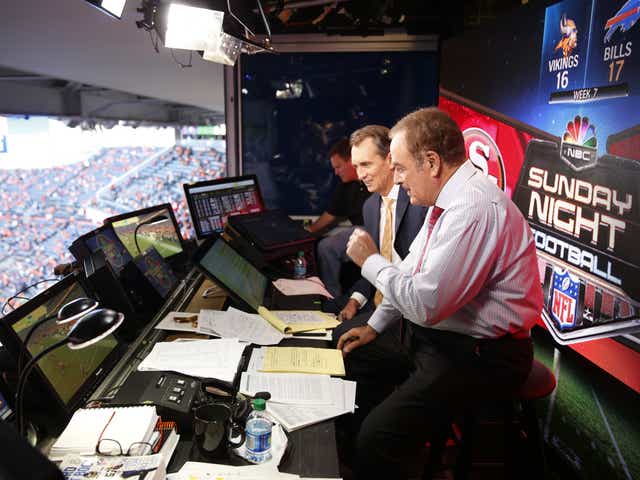 Sunday Night Football Al Michaels Cris Collinsworth On The Big Game