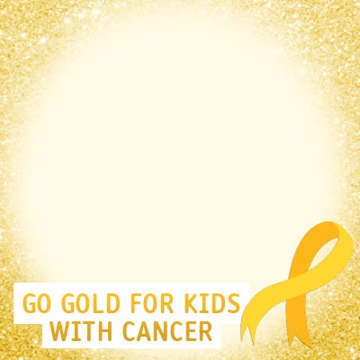 Childhood Cancer Awareness Month logo