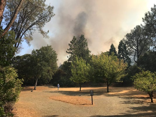 Ranchera Fire in Shasta Lake