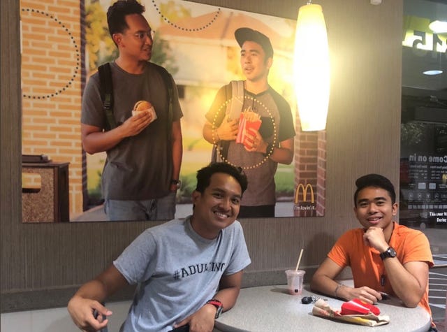 Two friends wanted to see more Asian representation in McDonald's ads. So, they hung up a photo of themselves in a Texas restaurant.