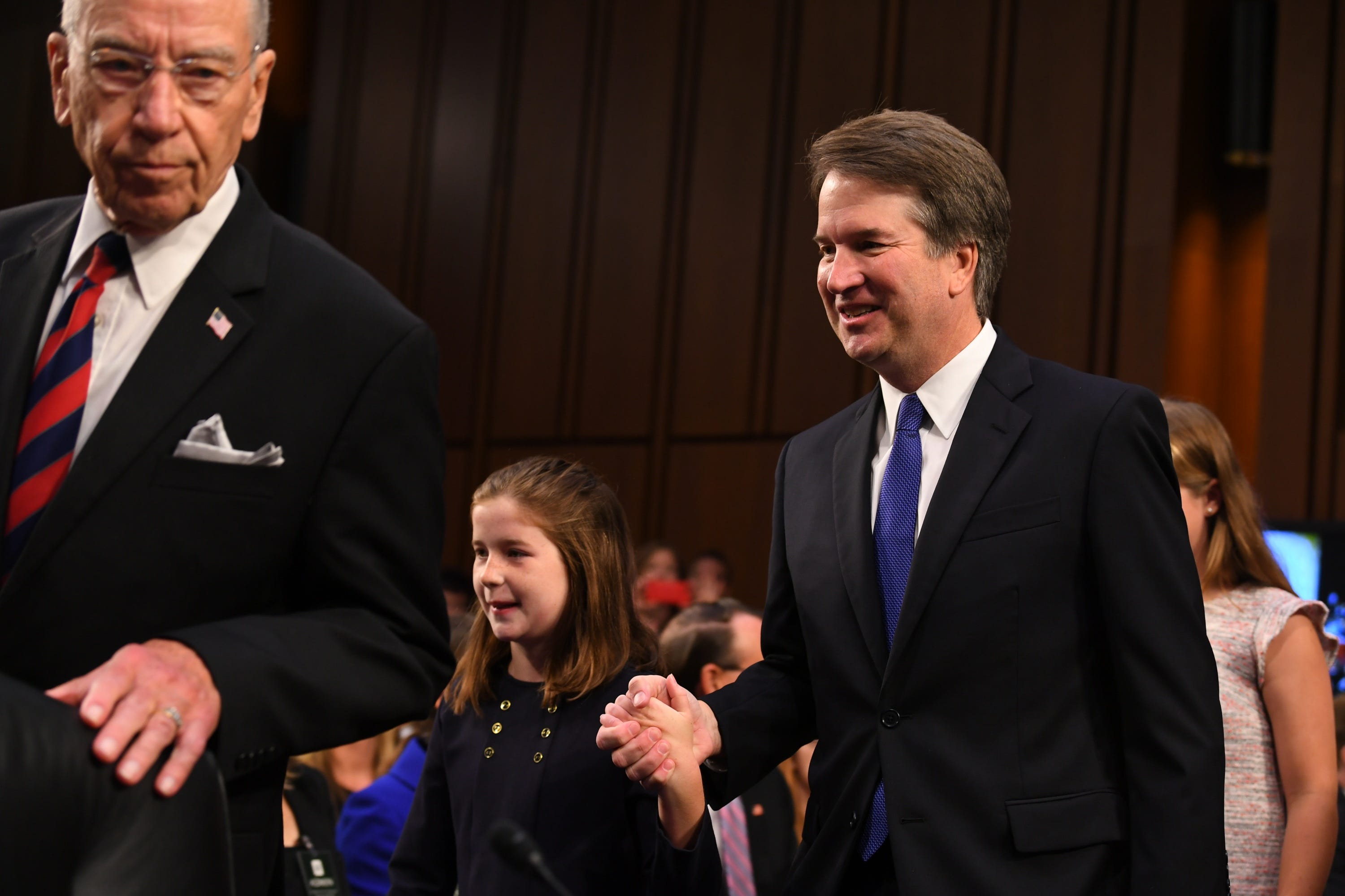 Supreme Court Associate Justice nominee Brett Kavanaugh appears before the Senate Judiciary Committee during his confirmation hearing on Sept. 4, 2018 in Washington. 