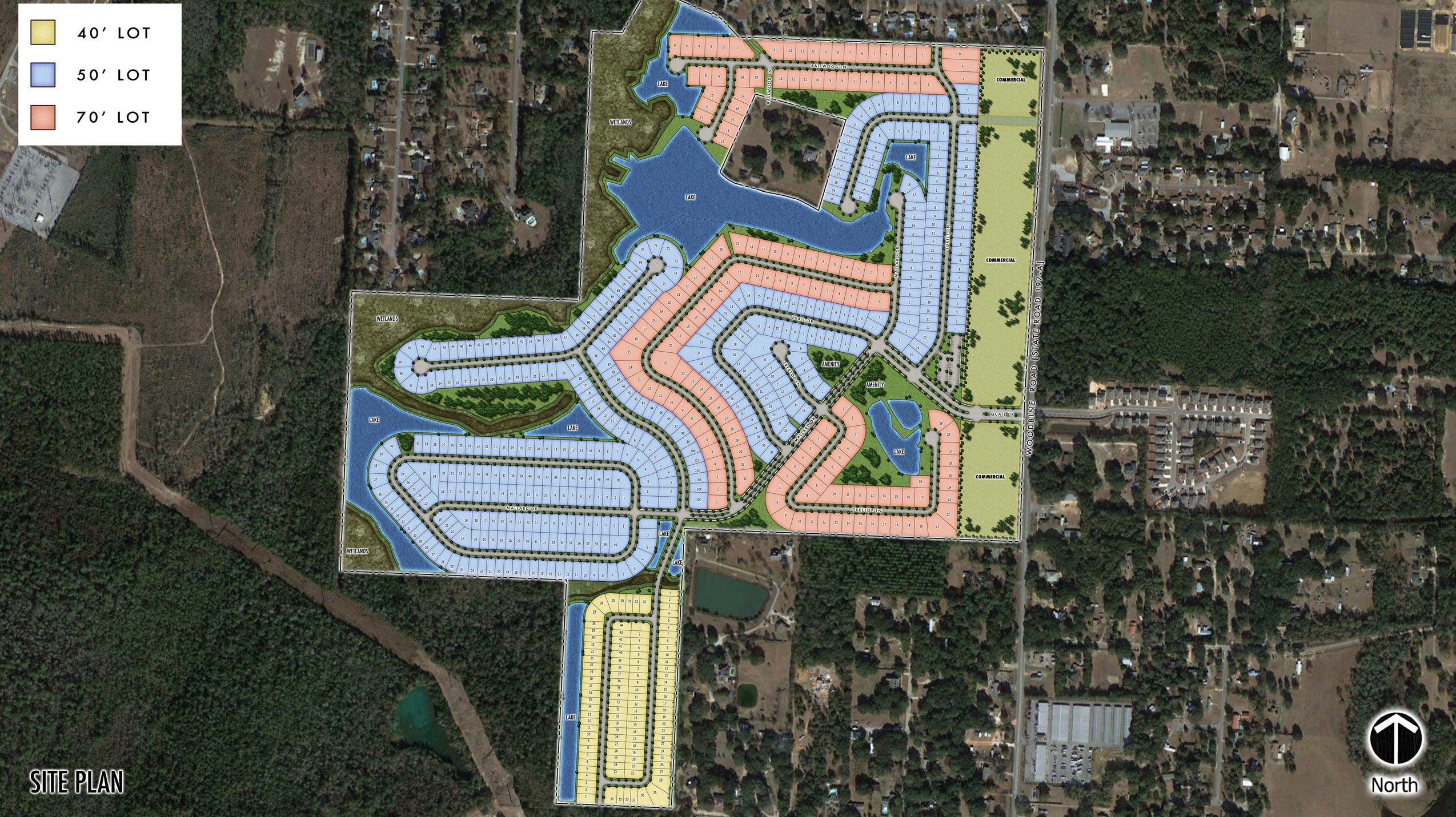 New homes, commercial space proposed off Woodbine Road in Pace