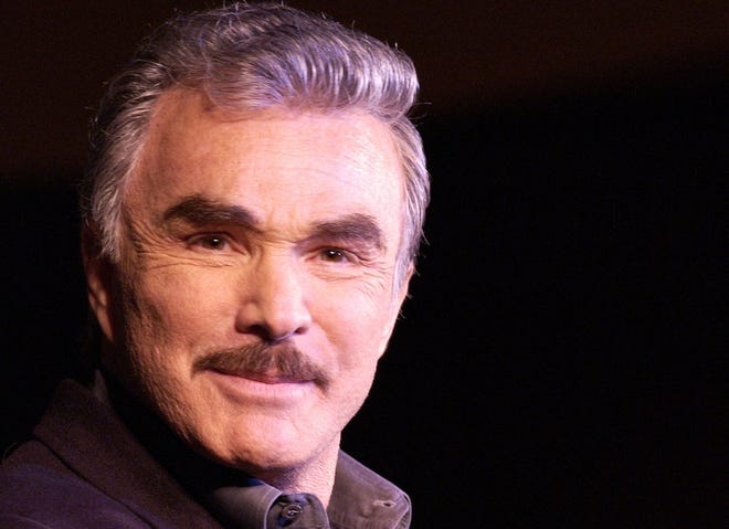 Movie star Burt Reynolds reminisced about his acting career during a sold-out 2002 appearance at Oneida Casino in Ashwaubenon.