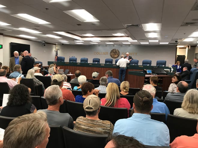Collier County held a public hearing on its proposed budget, property tax rate and a planned stormwater fee Thursday, Sept. 7, 2018 .