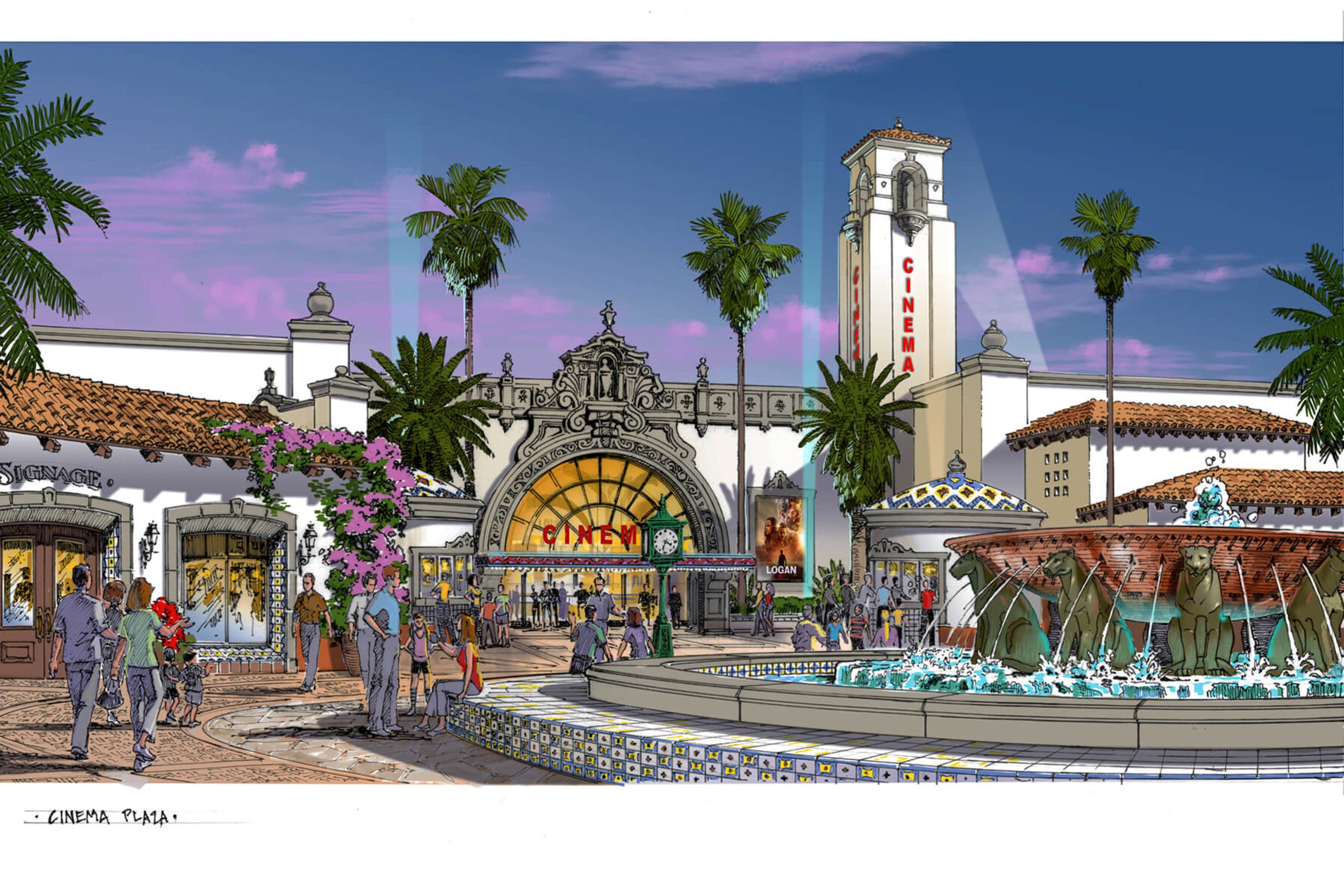 The planned cinema will be one of the new development's anchor tenants.