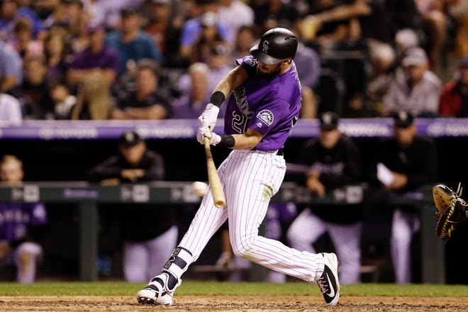 Rockies outfielder David Dahl has five home runs and a .506 slugging percentage since the All-Star break.