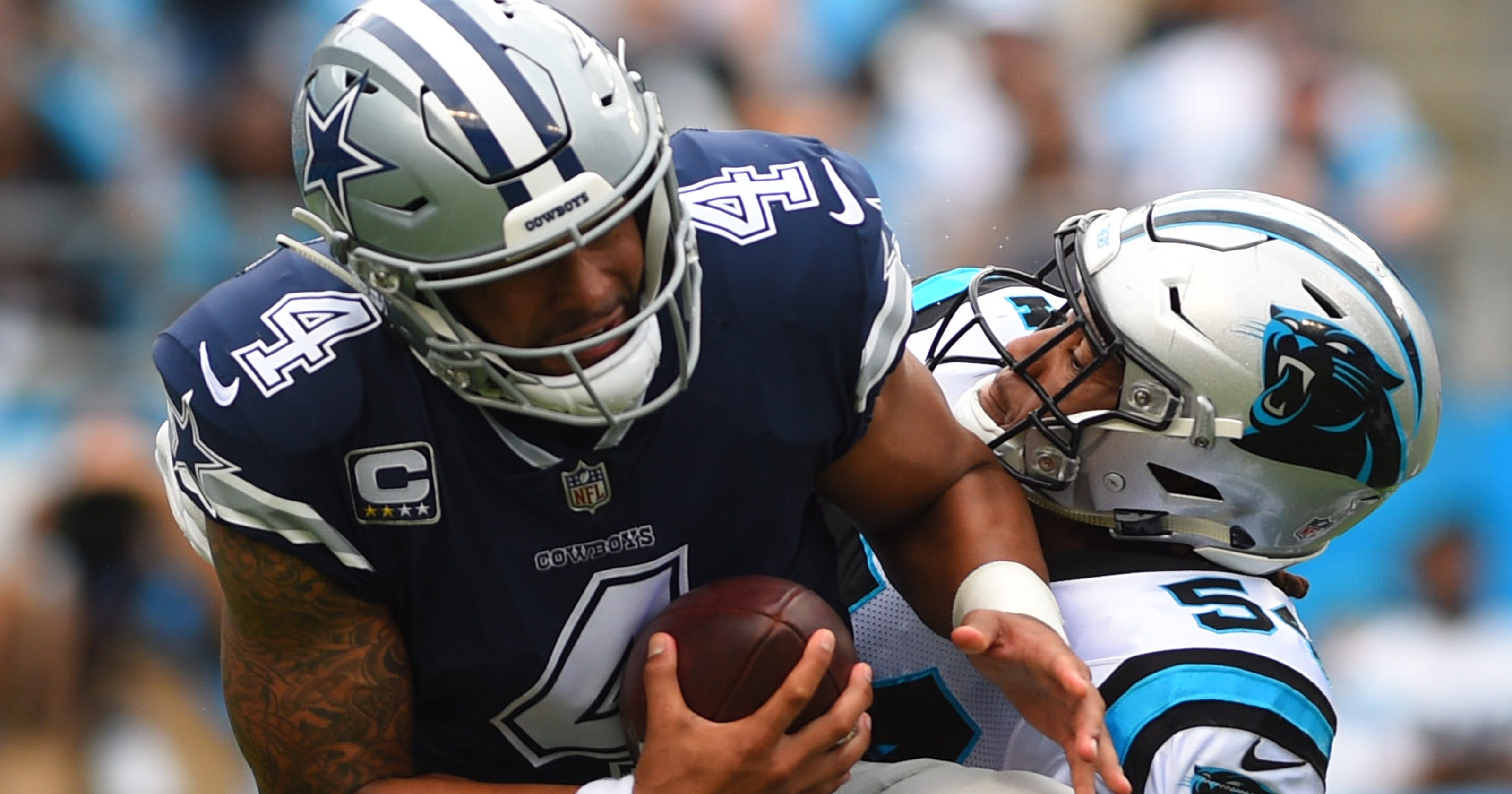 NFL What we learned from Dallas Cowboys loss to Carolina Panthers