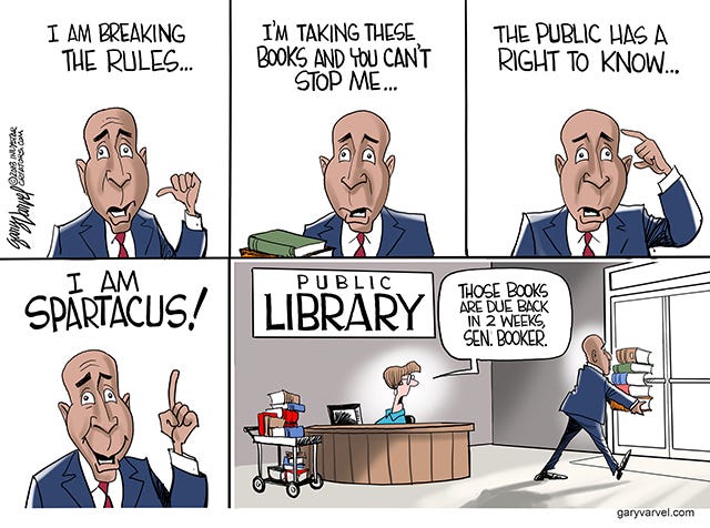 cory booker spartacus