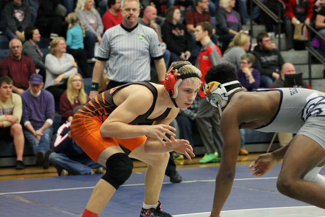 Mansfield Senior's Cyrus Hock will compete for the host school in Monday's North Central Ohio Wrestling All-Star Meet