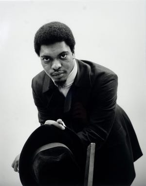 Goatee, hat, stare: Did anyone ever look more cool than Booker T. & the MG's leader Booker T.  Jones, circa 1972, as photographed by Ernest Withers?