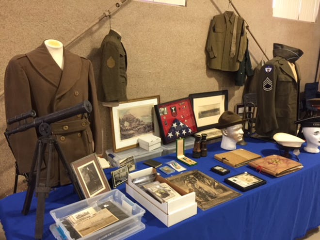 Military collectible items like these will be on display, and many available to buy or trade for, this weekend at the Heartland Militaria Show - Southern Style at the Cramton Bowl Multiplex in Montgomery. The show is open to the public Saturday and Sunday. 