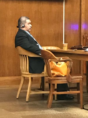 Alfredo Rosales, 53, sits in Superior Court in Hackensack.