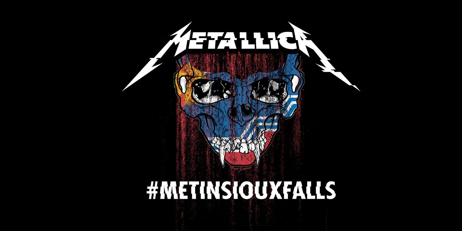 Metallica concert Sioux Falls' new flag goes full metal