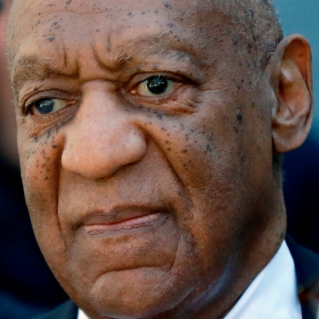 Bill Cosby on April 26, 2018 after he was found guilty in his sexual assault retrial, in Norristown, Pa.