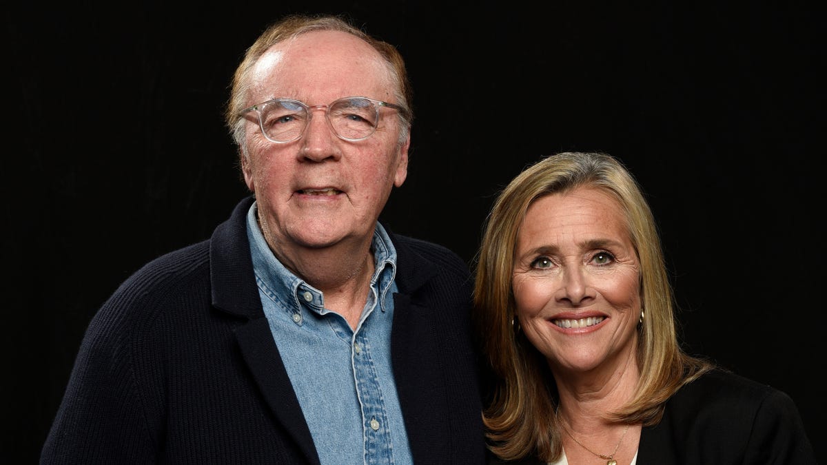 Author James Patterson and Meredith Vieira, host of the PBS series "The Great American Read."