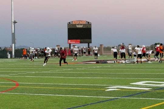 OUAZ practices on Tuesday night in Surprise on Sept. 11, 2018.