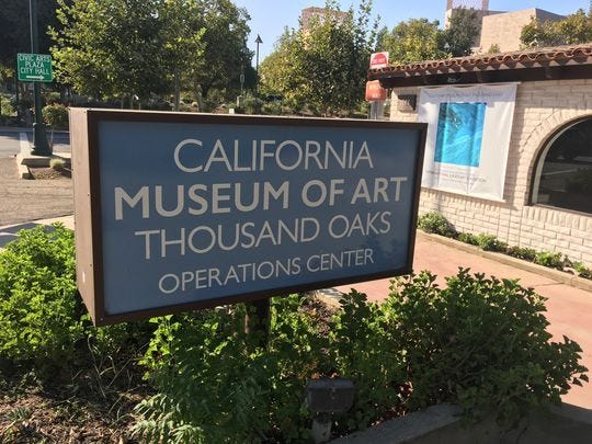 The California Museum of Art Thousand Oaks, no longer considering long-held plans to build a new museum complex on the downtown Westside Parcel, is temporarily moving from a small, city-owned building to The Oaks mall about three miles away.
