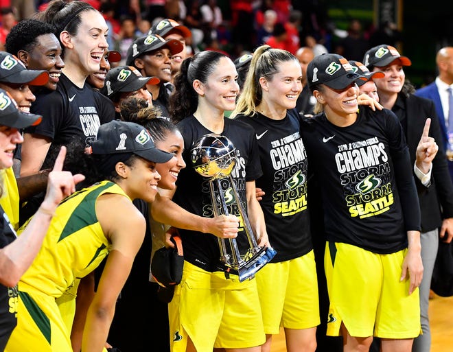Finals: Storm finish sweep of Mystics to win third title