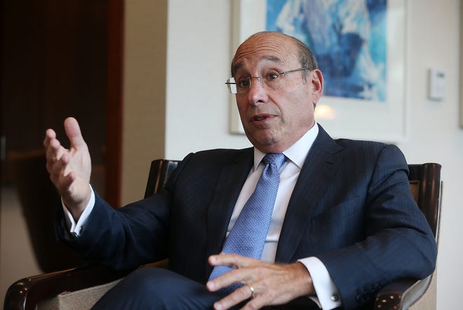 RWJBarnabas Health CEO Barry Ostrowsky in his West Orange office in a 2018 file photo.