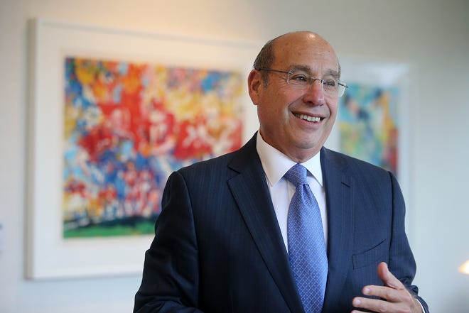 RWJBarnabas Health CEO Barry Ostrowsky in his West Orange office in a 2018 interview.
