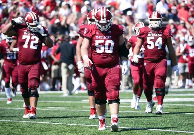 IU's offensive line faces a big challenge against Michigan State. IU recorded 213 yards rushing against FIU, 237 against Virginia and 255 against Ball State -- but Michigan State has allowed just 69 yards through two games.