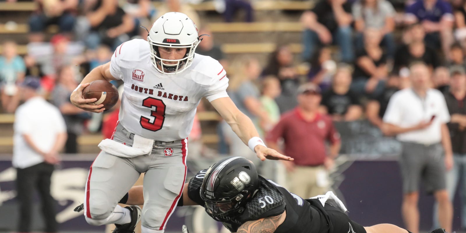 South Dakota Football Weber State Defense Too Much For Coyotes