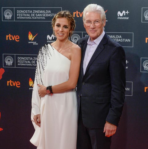 Richard Gere and wife Alejandra Silva are...