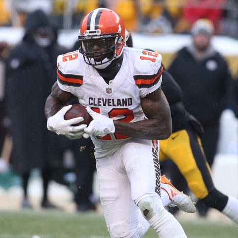 Cleveland Browns wide receiver Josh Gordon (12)...