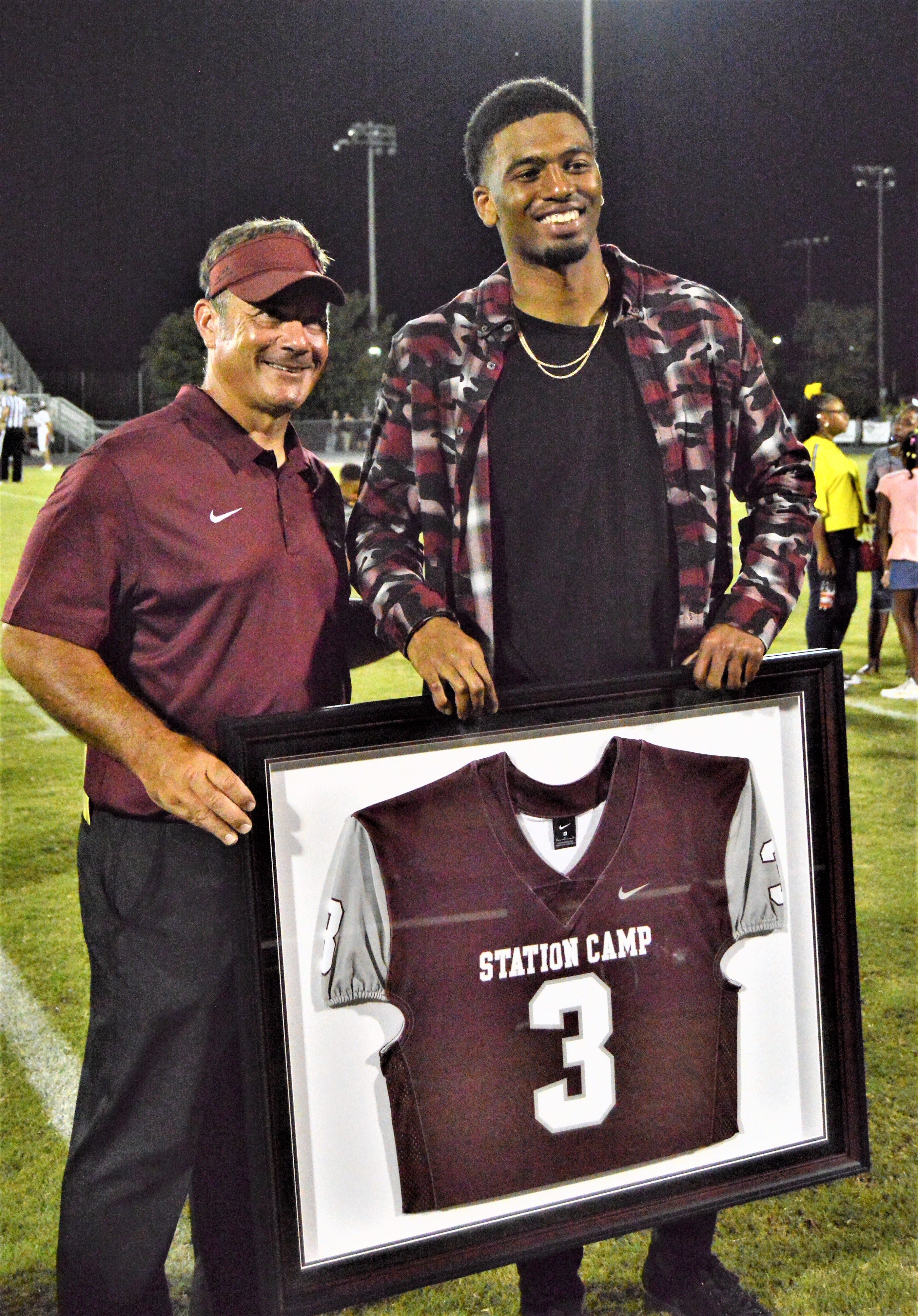 Station Camp football: Josh Malone has his jersey retired