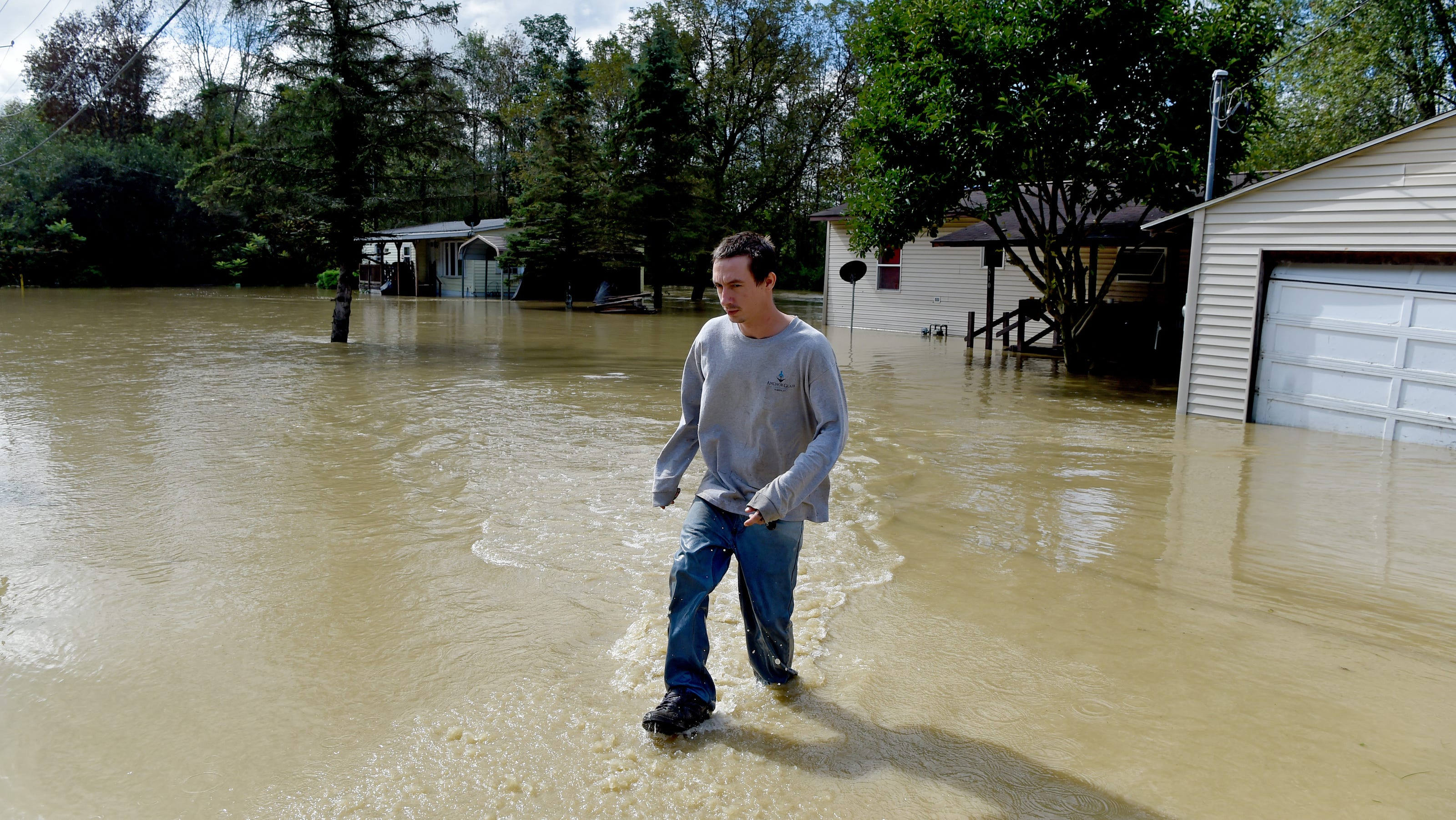 Flooding from Florence 24 inches of rainfall in Southern Tier