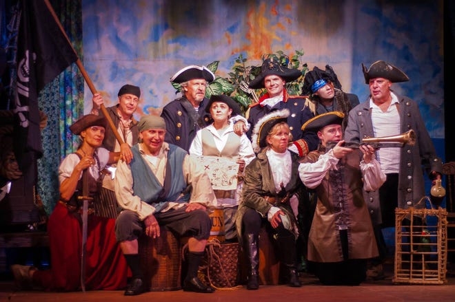 The Lord Stirling Theater Company will perform “Treasure Island” in the English Barn Theater at the Farmstead Arts Center
