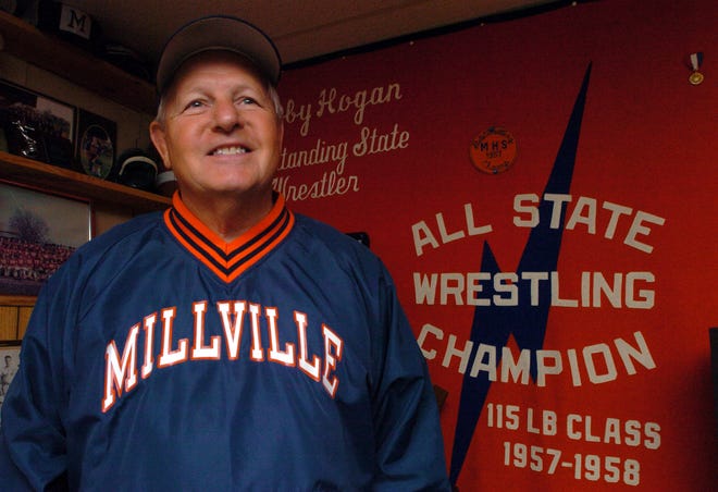 Millville's Bob Hogan, shown here in a portrait in 2007, was recently inducted into the National Wrestling Hall of Fame New Jersey Chapter.