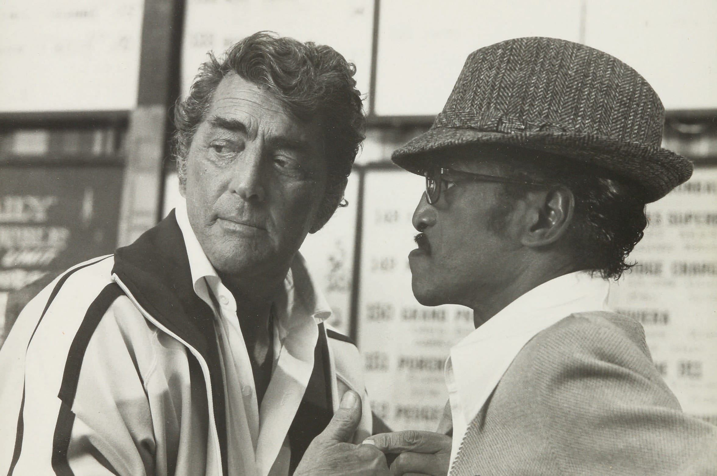 Photograph of Dean Martin and Sammy Davis Jr.