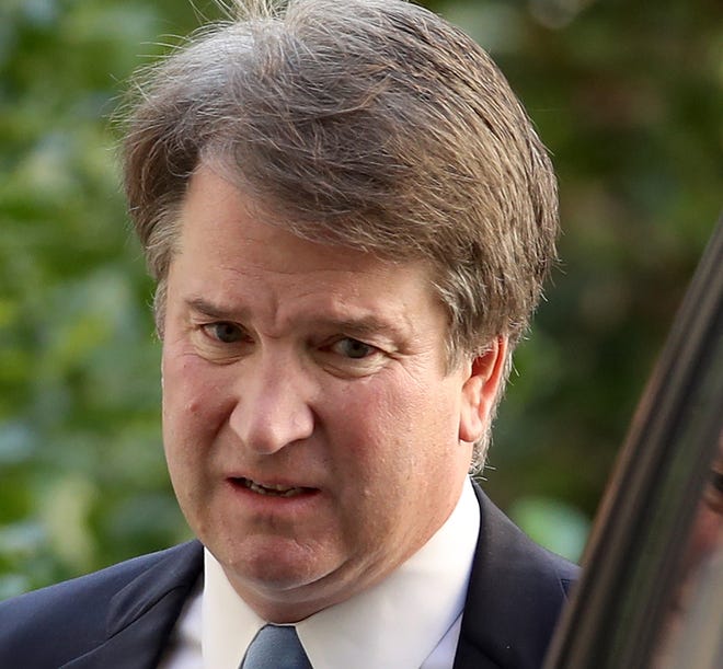 Supreme Court nominee Judge Brett Kavanaugh leaves his home September 19, 2018 in Chevy Chase, Maryland.