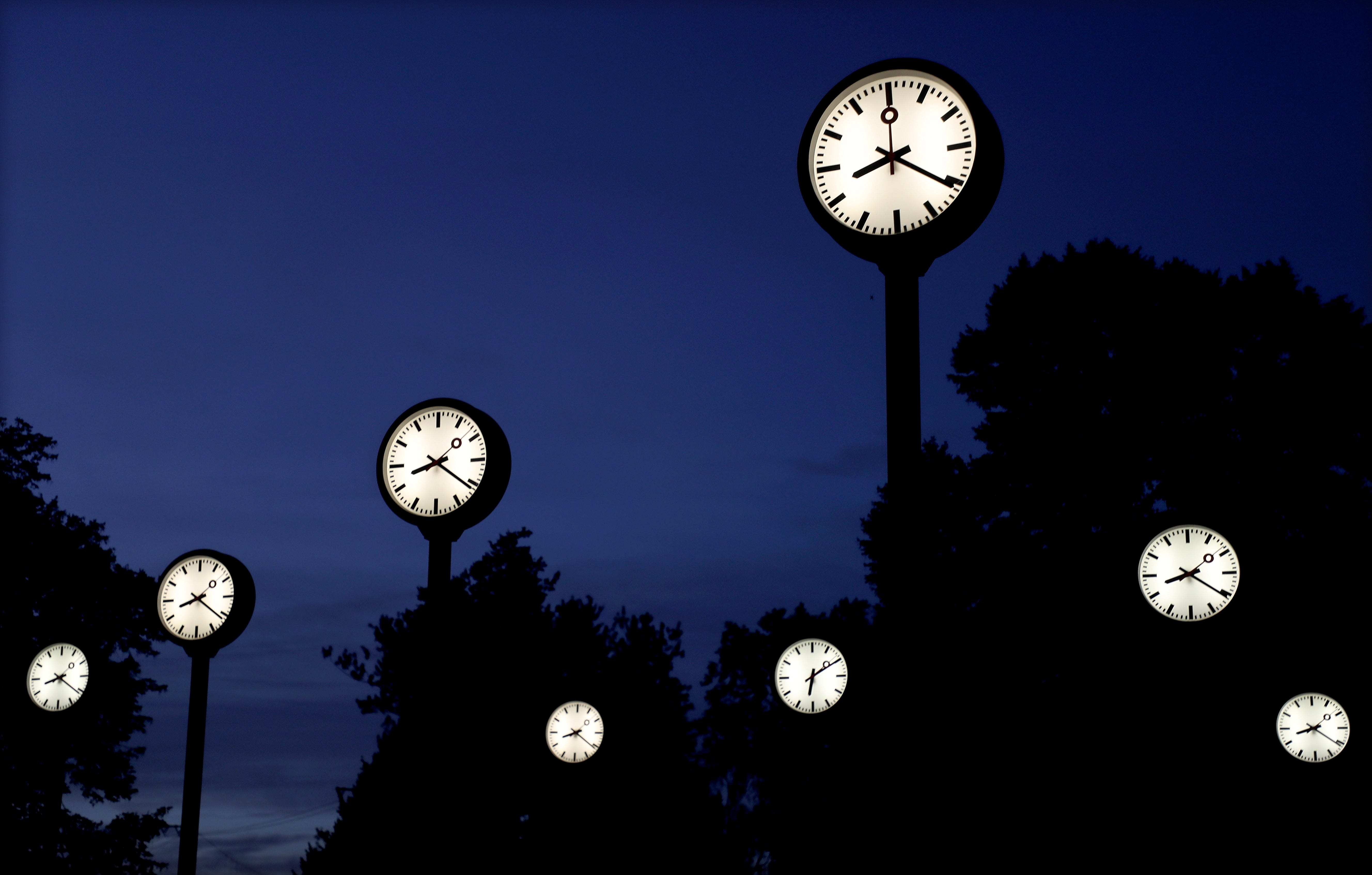 Clocks change. The changing of times.