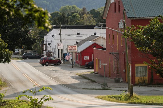 Views of Laurel, Ind., Wednesday, Sept. 19, 2018. After Laurel High School closed in 1989, one-third of the town moved away. In years since, the population has continued to decrease and many businesses have closed their doors.