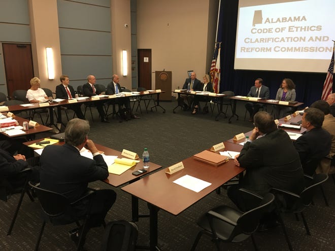The Alabama Code of Ethics Clarification and Reform Commission meets on September 20, 2018.