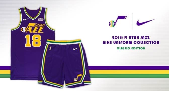 new orleans jazz throwback jersey