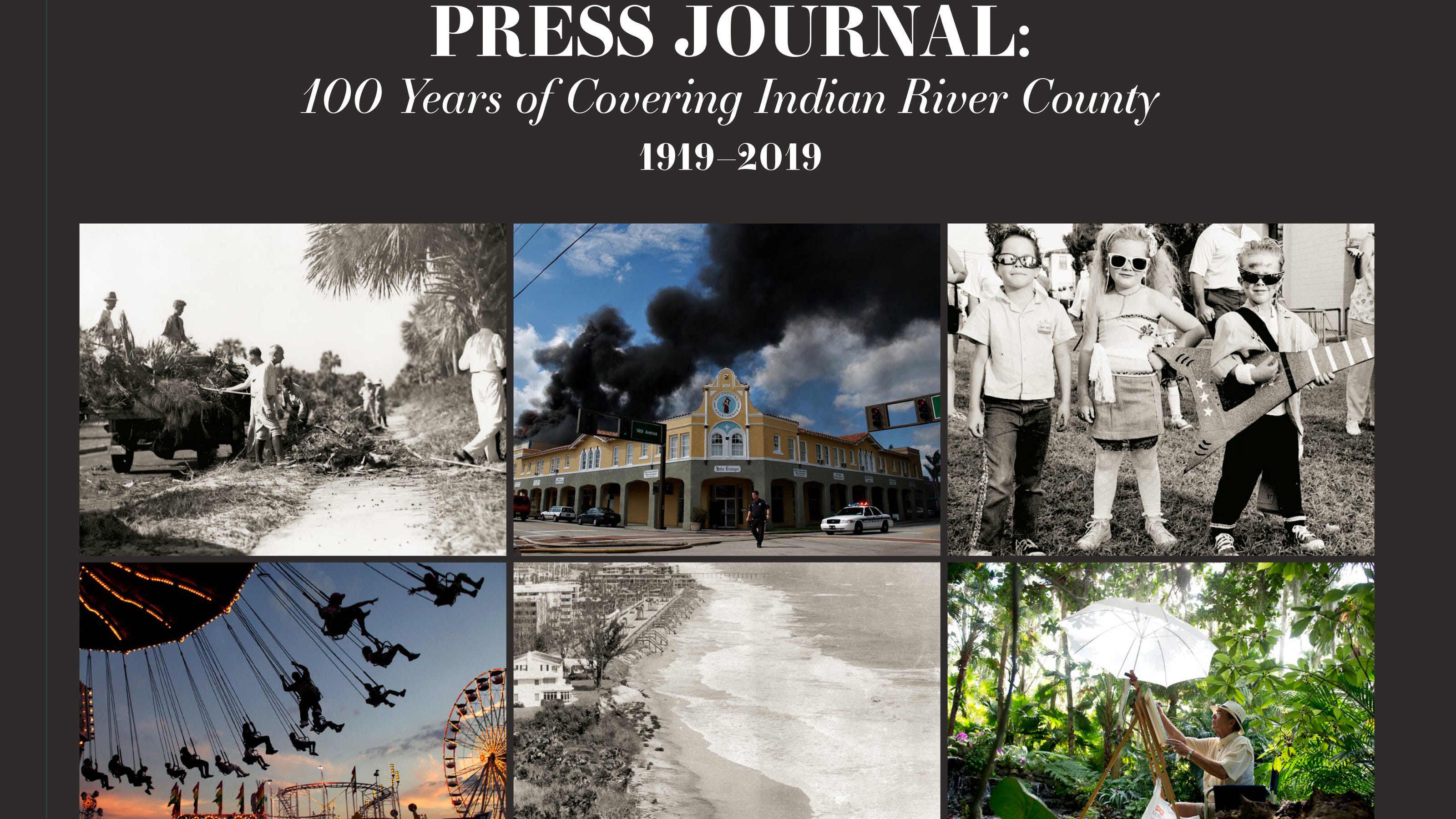 Unique holiday gift Press Journal Vero Beach, Sebastian book on sale